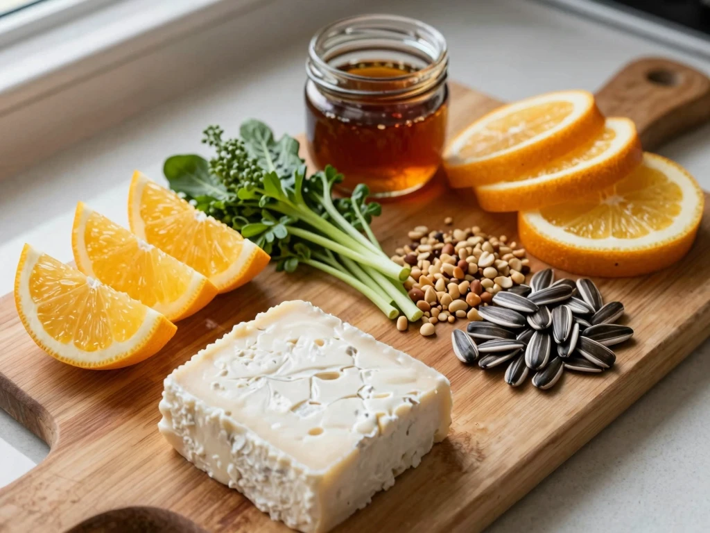 Illustration of fresh herbs and balanced flavor pairing by Xexvalonwhux